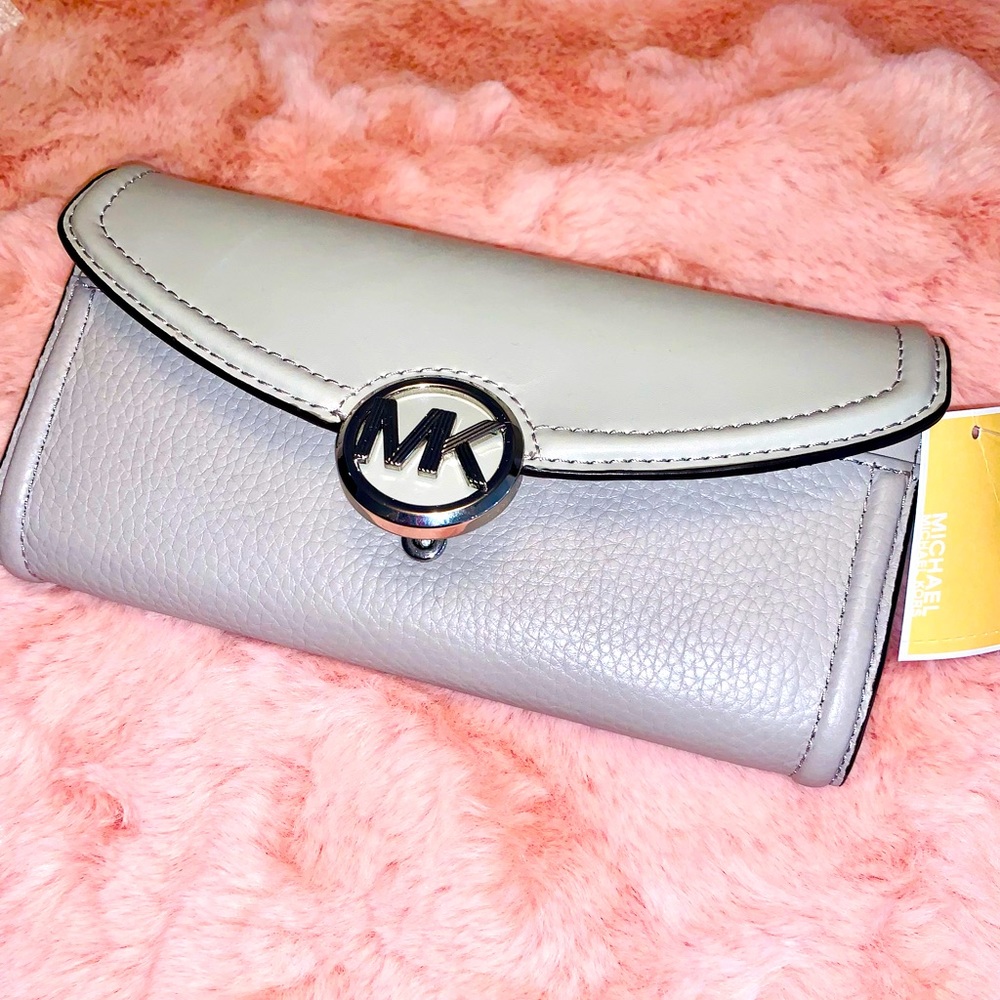 MK- envelope Wallet- Cement Color